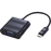 USB3.1c Male - VGA Female Black 20cm