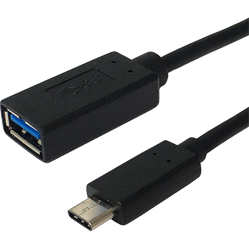 USB3.1c Male - USB 3.0 Type (A) Female Black 20cm