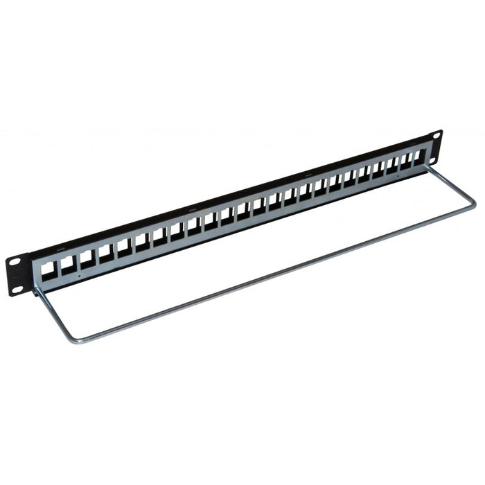 24 Way FTP Keystone Patch Panel - Unloaded