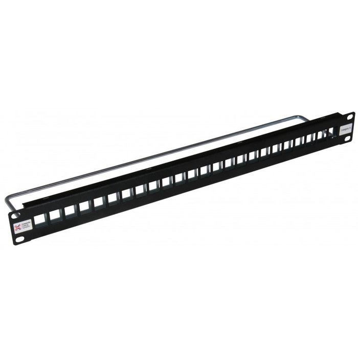 24 Way FTP Keystone Patch Panel - Unloaded