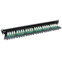 Connectix 24 port Cat5e Patch Panel-Right angled panel