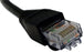 Cat5e Black Outdoor External RJ45 Ethernet Patchlead  