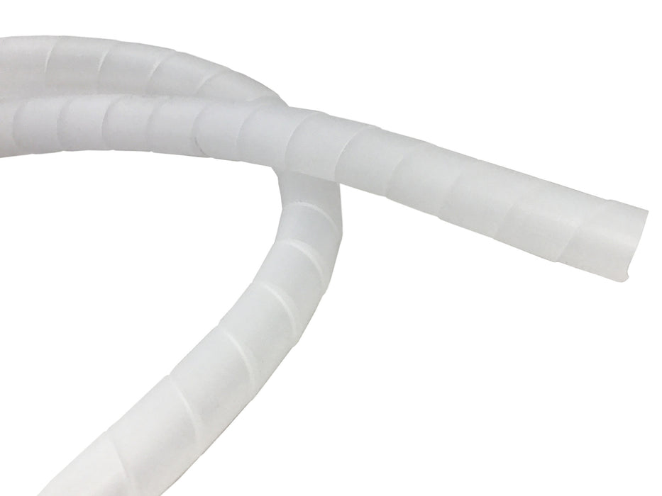 12mm Clear PE Polyethylene Spiral Wrap - Datazonedirect