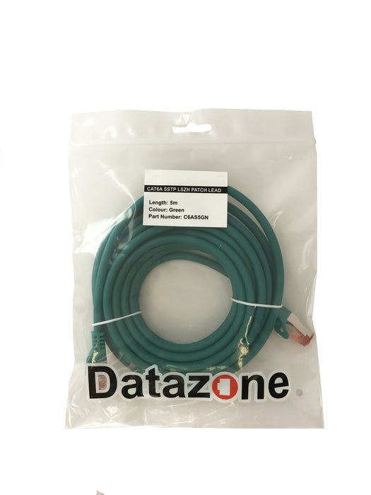 Premium Cat6a SSTP Patch Lead - Datazonedirect