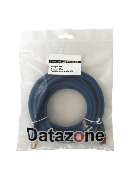 Premium Cat6a SSTP Patch Lead - Datazonedirect