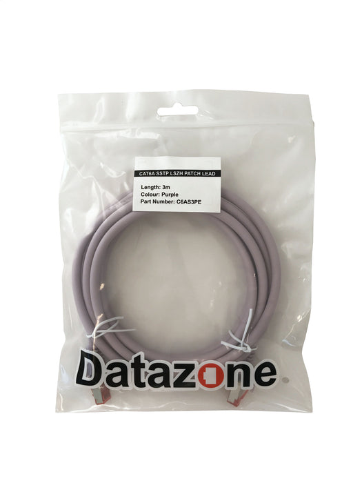 Premium Cat6a SSTP Patch Lead - Datazonedirect