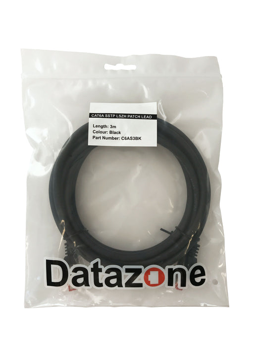 Premium Cat6a SSTP Patch Lead - Datazonedirect