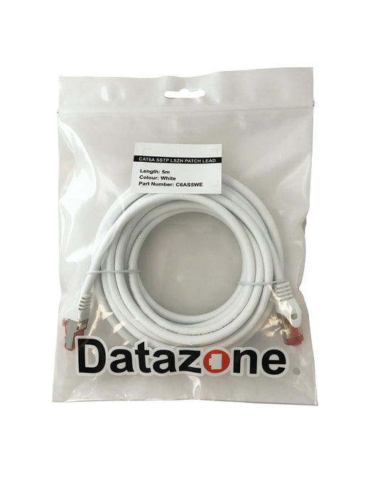 Premium Cat6a SSTP Patch Lead - Datazonedirect