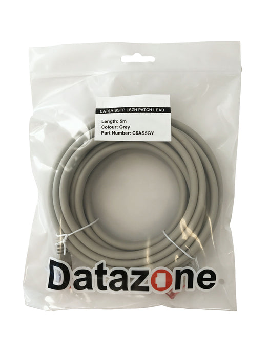 Premium Cat6a SSTP Patch Lead - Datazonedirect