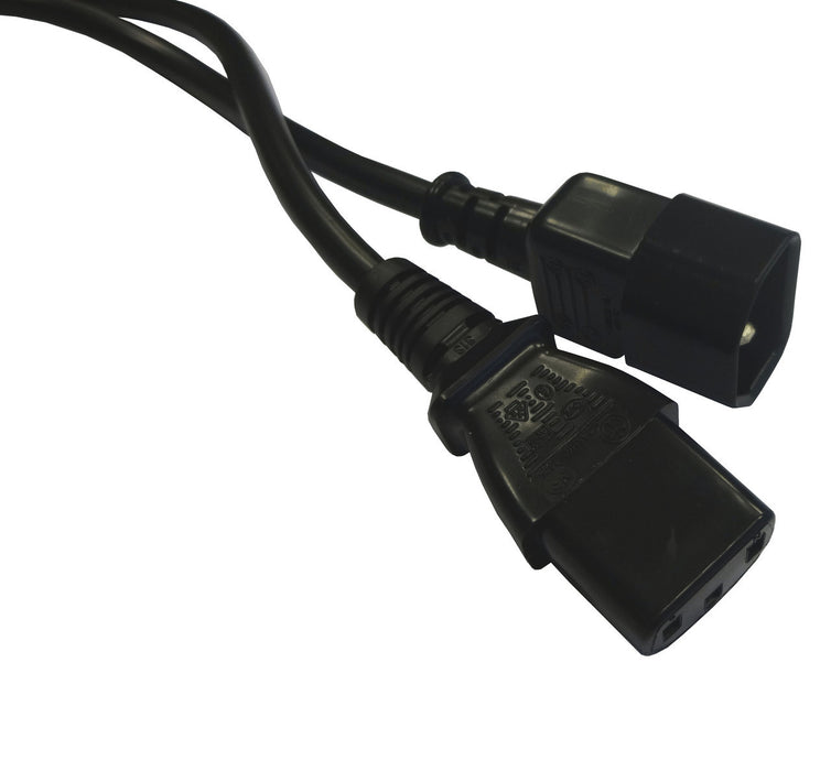 Datazone IEC Male (C14) - IEC Female (C13) Power Extension Cable