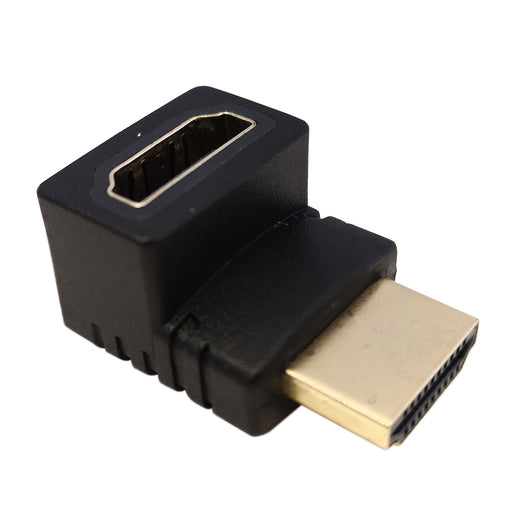 HDMI Right Angle Plug to Socket Adaptor