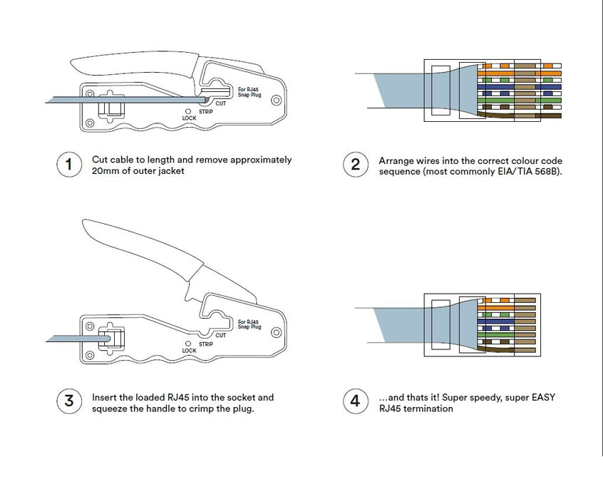 Easy RJ45 Crimp Tool