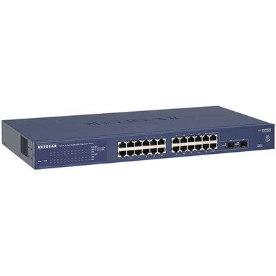 NETGEAR 24-Port Gigabit Smart Managed Pro Switch with PoE+ & 2 SFP Ports