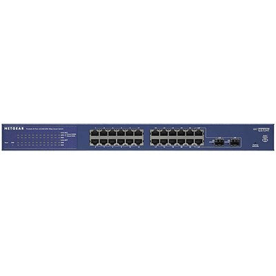 NETGEAR 24-Port Gigabit Smart Managed Pro Switch with PoE+ & 2 SFP Ports