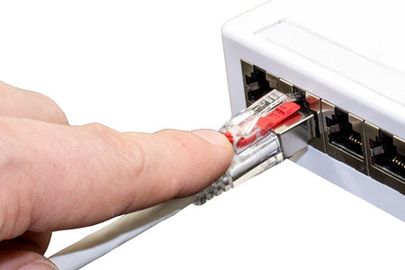 Cat6 Secure Tamperproof Patchlock RJ45 FTP Ethernet Patch Leads