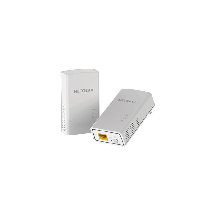Netgear PL1000 1000 Mbps, 1 Gigabit Port, HomePlug AV2, 2 Pack
