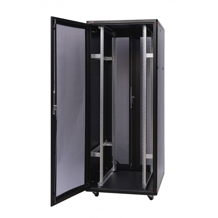 12u to 45u 600mm (W) x 1000mm (D) Deep Floor Standing Server Cabinet