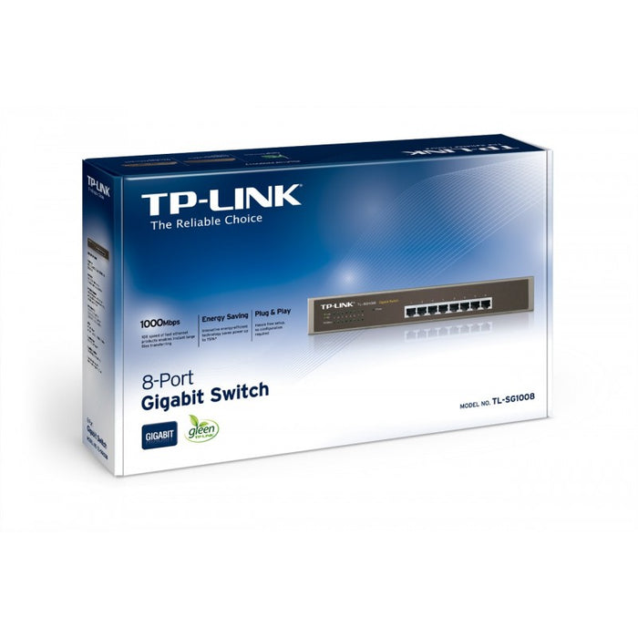 TL-SG1008 - Unmanaged Gigabit Rackmount Switch