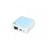 TP-LINK TL-WR802N, 300Mbps Wireless N Nano Router, 2.4-2.4835 GHz, 1x Fast Ethernet, USB, White/Blue